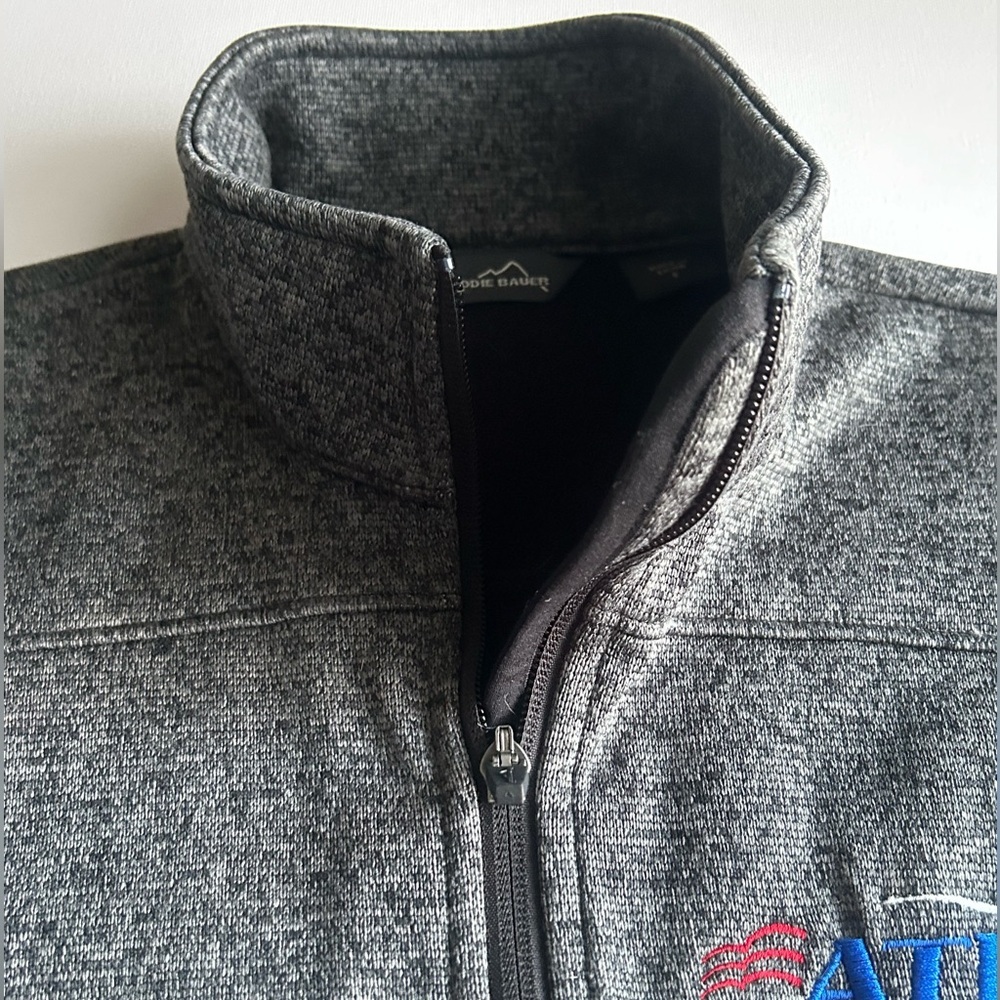 Eddie Bauer Women's Storm Repel Full Zip Jacket Dark Heather Grey Size Small - Picture 7 of 13